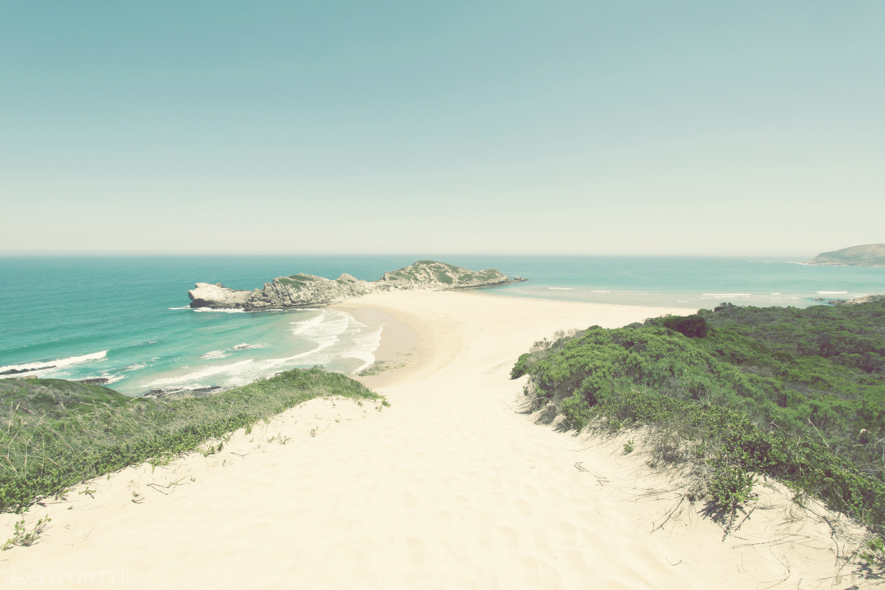 Robberg Foto von Blick von der hohen Düne des Robberg Island Nationalpark