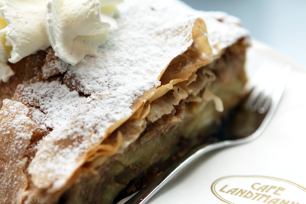 Foto von Wiener Apfelstrudel im Cafehaus Landmann