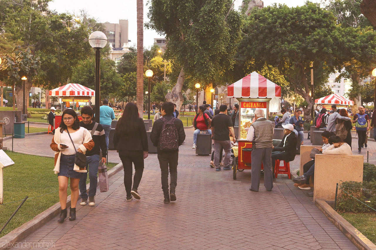 Foto von Churro Verkauf im John F. Kennedy Park in Lima